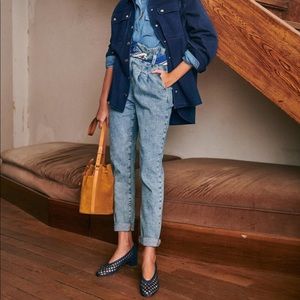 Sezane Austin Jeans.  Classic and stylish.  Size 36.